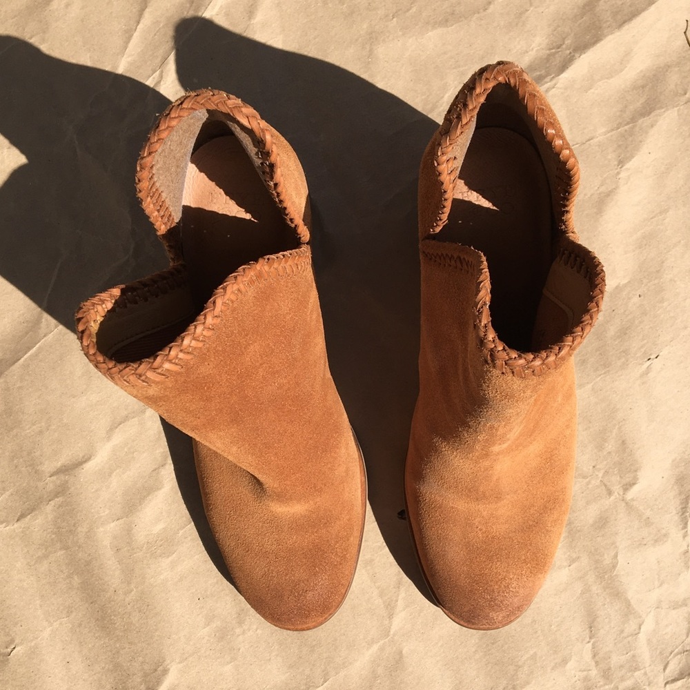 Phoebe Frye Ankle Boots Braided Booties size 7 - Picture 6 of 11